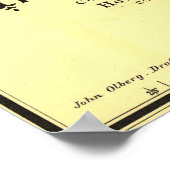 1889 Indische Territoriale kaart Poster (Hoek)