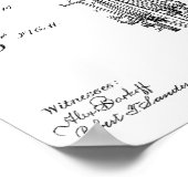 1889 Kunsttekenafdrukken zonder wirwar van kabels Poster (Hoek)