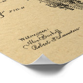 1889 Kunsttekenafdrukken zonder wirwar van kabels Poster (Hoek)