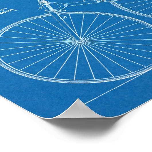 1889 Kunsttekenafdrukken zonder wirwar van kabels Poster (Hoek)