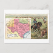 1889 Texas  Trading Card Briefkaart (Voorkant)