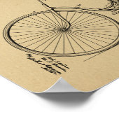 1889 Vintage Bicycle Patent Art Print (Hoek)