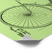 1889 Vintage Bicycle Patent Print (Hoek)