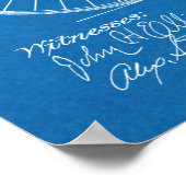 1890  blauwdruk voor fietspatronen afdrukken poster (Hoek)