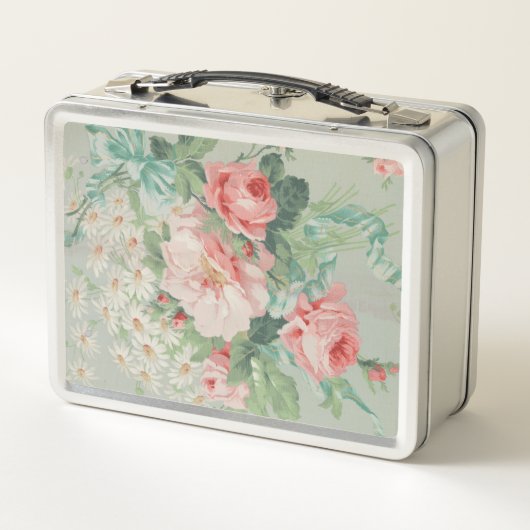 1890 Britse Stof Rozen & Daisies (Achterkant)