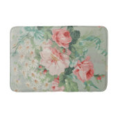 1890 Britse  Stof Rozen & Daisies Badmat (Voorkant)