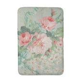 1890 Britse  Stof Rozen & Daisies Badmat (Voorkant Verticaal)