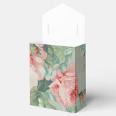 1890 Britse  Stof Rozen & Daisies Bedankdoosjes (Geopend)