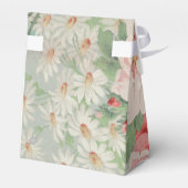 1890 Britse  Stof Rozen & Daisies Bedankdoosjes (Achterkant)