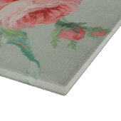 1890 Britse  Stof Rozen & Daisies Snijplank (Hoek)