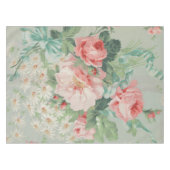 1890 Britse Stof Rozen & Daisies Tafelkleed (Voorkant (Horizontaal))