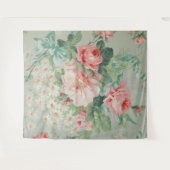 1890 Britse Stof Rozen & Daisies Wandkleed (Voorkant (horizontaal))