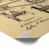 1890 brochure met fietspatroon poster (Hoek)