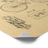 1890 brochure met fietspatroon poster (Hoek)