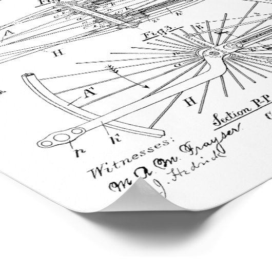 1890 brochure over fietspatroon — Kunstafdrukken Poster (Hoek)