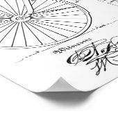 1890  brochure over fietspatroon — Kunstafdrukken Poster (Hoek)