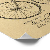 1890  brochure over fietspatroon — Kunstafdrukken Poster (Hoek)