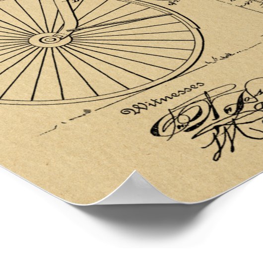 1890  brochure over fietspatroon — Kunstafdrukken Poster (Hoek)