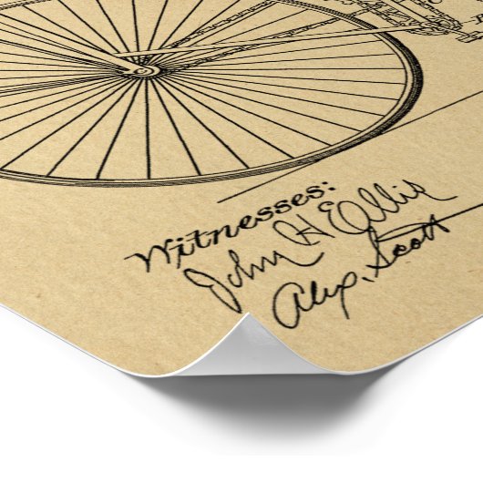 1890  fietsenbordkunstafdrukken poster (Hoek)