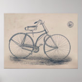 1890  fietsenmagazijn en kunstdrukken poster (Voorkant)