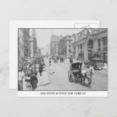 1890 Fifth Avenue New York foto Briefkaart (Voorkant / Achterkant)