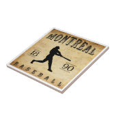 1890 het Honkbal van Montreal Quebec Canada Tegeltje (Zijkant)