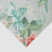 1890 Illustratie van Bloeiende Bloemen Tissuepapier (Detail)