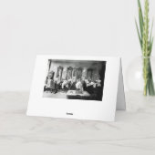 1890 ' KAPPER VAN DE SALON VAN HET HAAR VAN HET KAART (Achterkant)