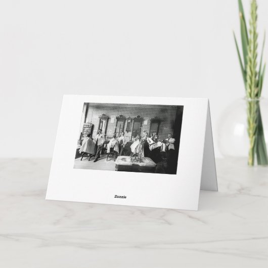 1890 ' KAPPER VAN DE SALON VAN HET HAAR VAN HET KAART (Achterkant)