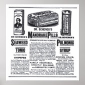 1890 krant en poster voor geneesmiddelen (Voorkant)