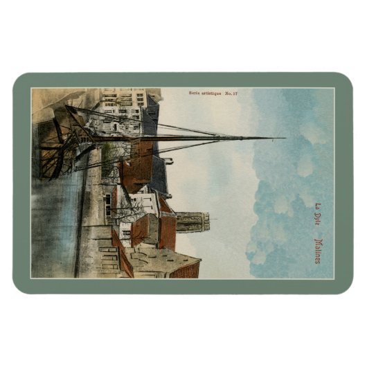 1890 Mechelen Malines Dyle Magneet (Horizontaal)