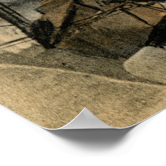 1890 Mechelen Malines Dyle Poster (Hoek)