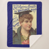 1890 Old Virginia Cheroots en print Sherpa Deken (Voorkant)