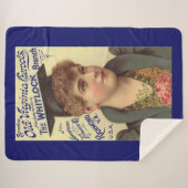 1890 Old Virginia Cheroots en print Sherpa Deken (Voorkant (horizontaal))