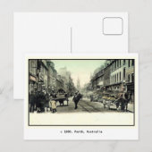  1890 Perth, Australië Briefkaart (Voorkant / Achterkant)