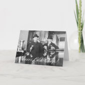 1890 Saloon Bar Mannen Cheers Old Chap Happy Birth Kaart (Voorkant)