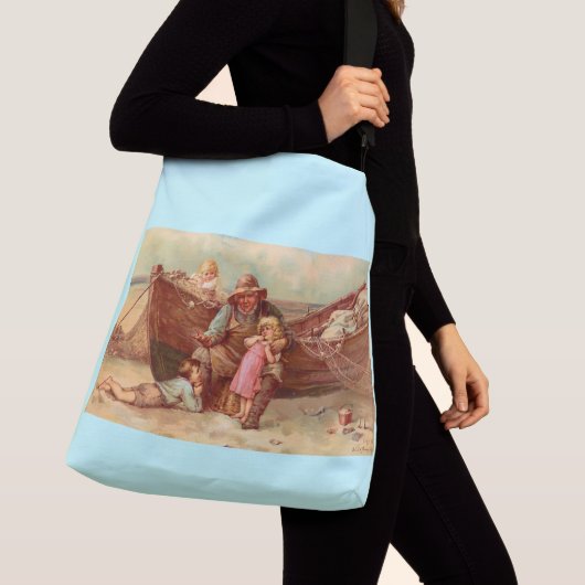 1890 toen ik een Lad was - Will en Frances Brundag Crossbody Tas (Dichtbij)