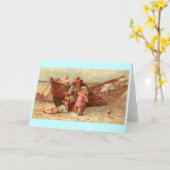 1890 toen ik een Lad was - Will en Frances Brundag Kaart (Gele Bloem)