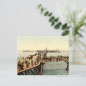 1890 Victoriaans Jetty in Margate Kent Briefkaart (Staand voorkant)