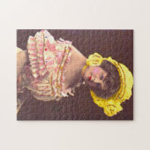 1890 vrouw in friet attire print legpuzzel (Horizontaal)