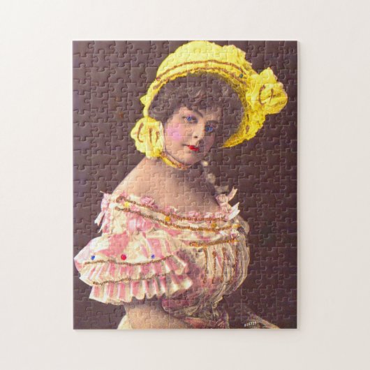 1890 vrouw in friet attire print legpuzzel (Verticaal)