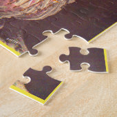 1890 vrouw in frilly attire legpuzzel (Zijkant)