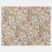 1890  William Morris Acanthus Portière Fleece Deken (Voorkant (Horizontaal))