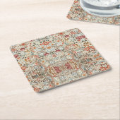 1890  William Morris Acanthus Portière Kartonnen Onderzetters (Schuin)