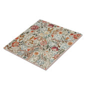 1890  William Morris Acanthus Portière Tegeltje (Zijkant)