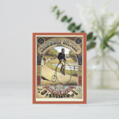 1890s antieke American bicycle advertising Briefkaart (Staand voorkant)