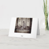 1890's Cross Dressing Man Get Well Sick Kaart Foto (Achterkant)