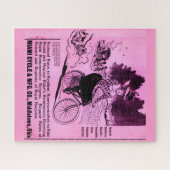 1890s fiets en racycle legpuzzel (Horizontaal)