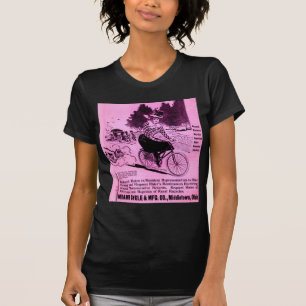 1890s fiets en racycle t-shirt