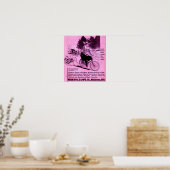 1890s fietsadvertentie The Racycle Poster (Keuken)